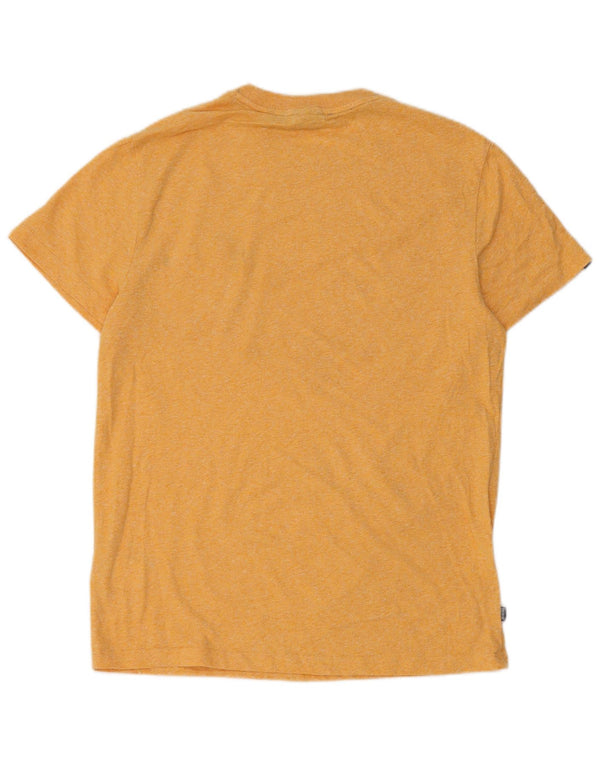 Męski T-shirt Superdry, duży, żółty, bawełniany w cętki
