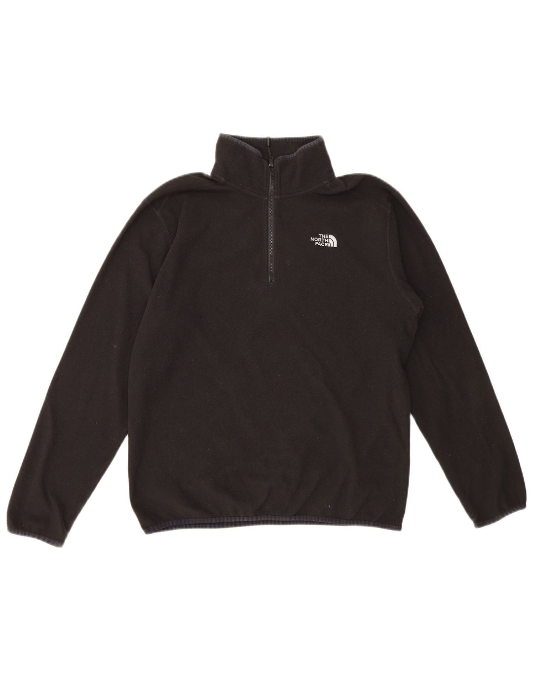 Męski sweter polarowy The North Face z zamkiem błyskawicznym, średni czarny poliester