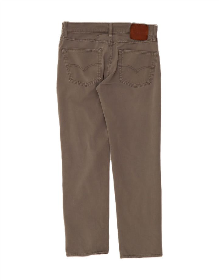 LEVI'S Mens Straight Casual Trousers W30 L30 Grey Cotton Vintage Levi's and Second-Hand Levi's from Messina Hembry 