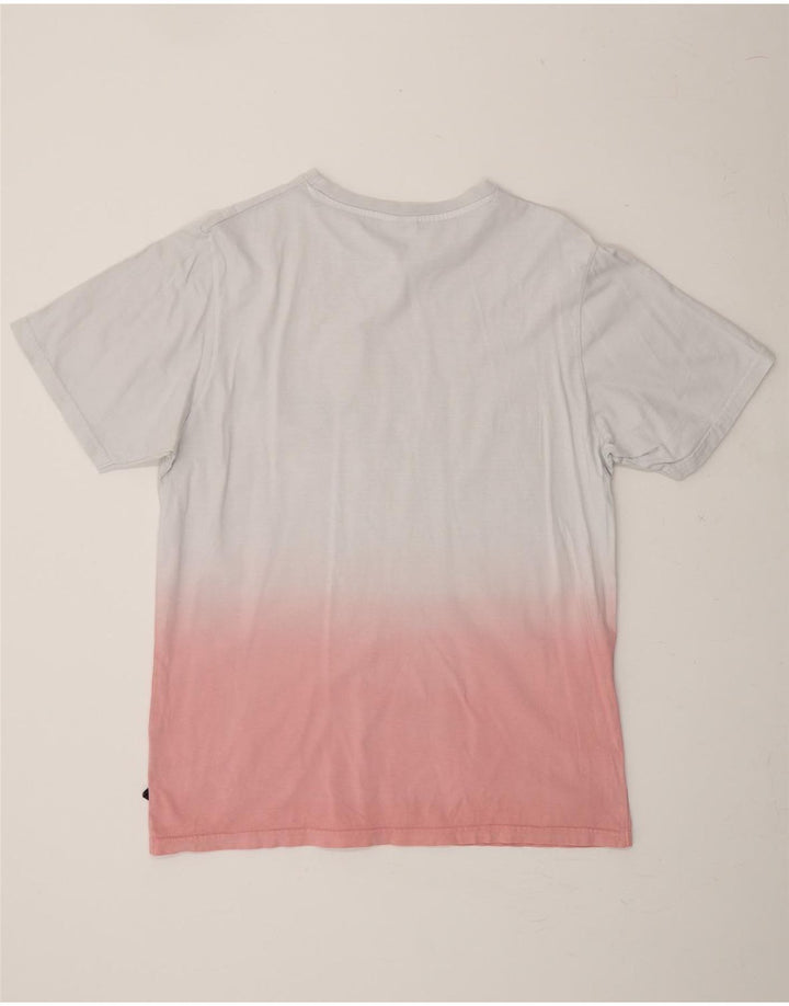 ELLESSE Mens Graphic T-Shirt Top Medium White Colourblock Vintage Ellesse and Second-Hand Ellesse from Messina Hembry 