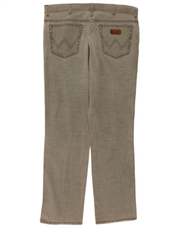 Męskie jeansy Wrangler Texas Stretch Straight W36 L32 Szara bawełna