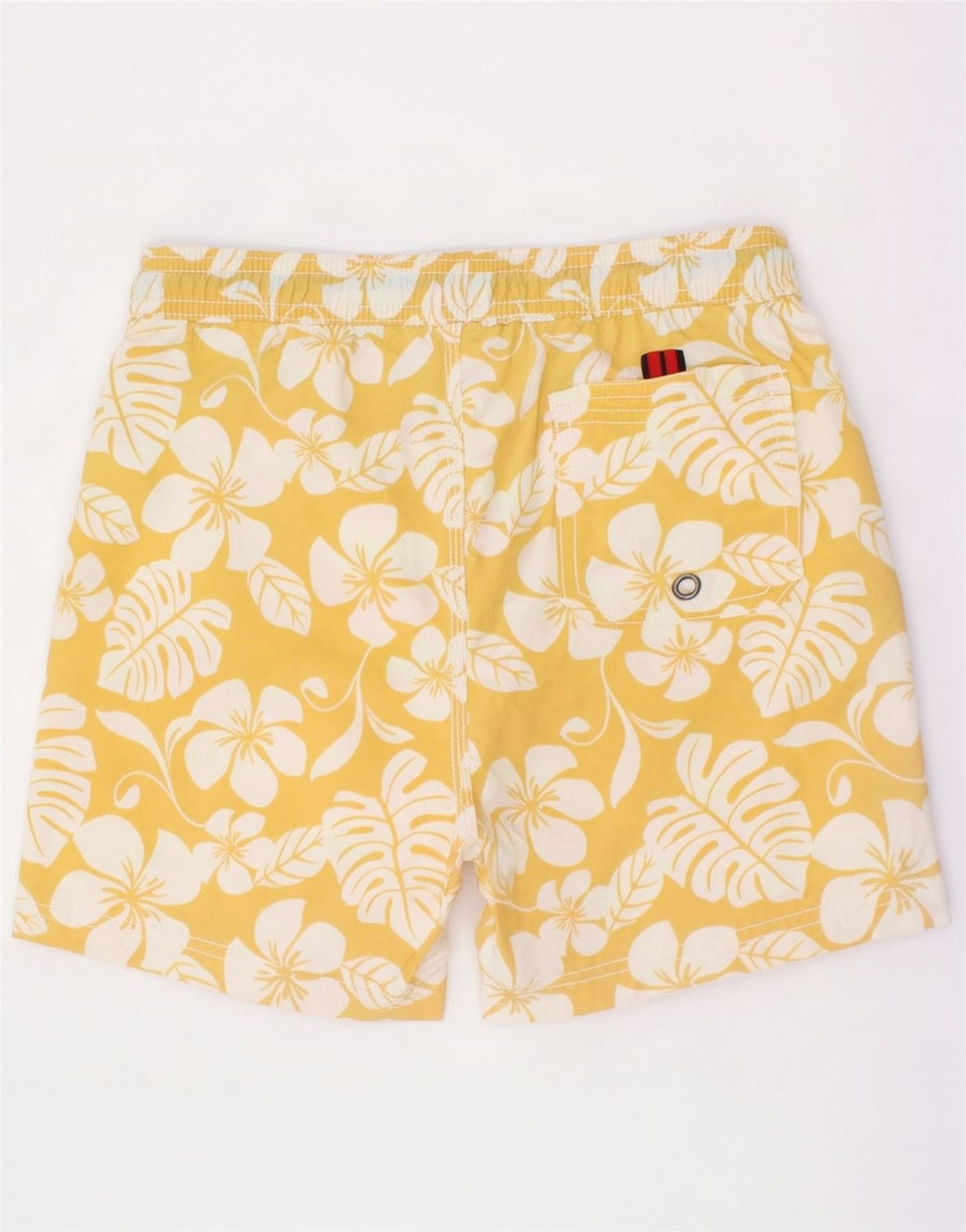 Spodenki kąpielowe dla chłopców Bear, 9-10 lat, nylon w żółte kwiaty