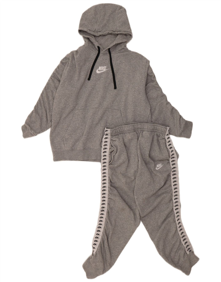 Damski dres NIKE z grafiką, UK 14, bawełna w kolorze średniej szarości