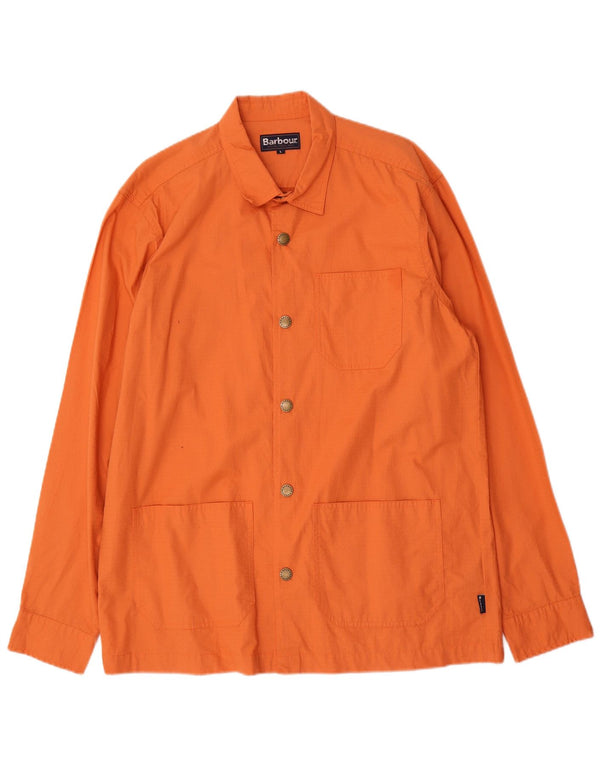 Kurtka męska Barbour Utility UK 40, duża, pomarańczowa, bawełniana