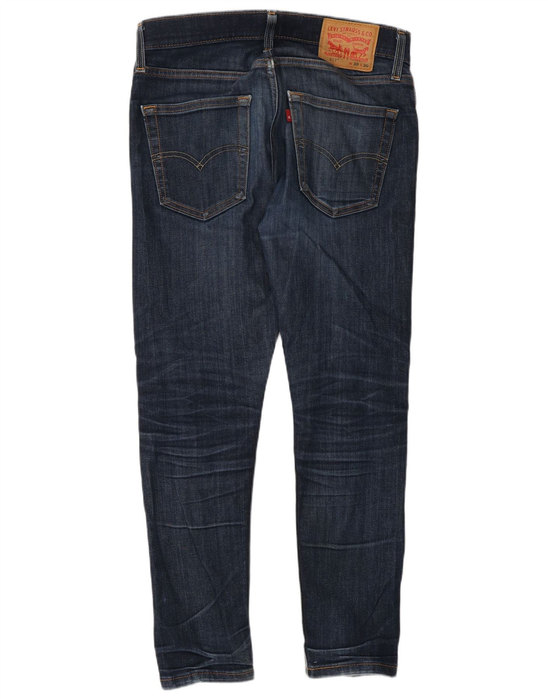 Męskie jeansy Levi's 512 Slim Tapered W30 L30 Niebieskie bawełniane