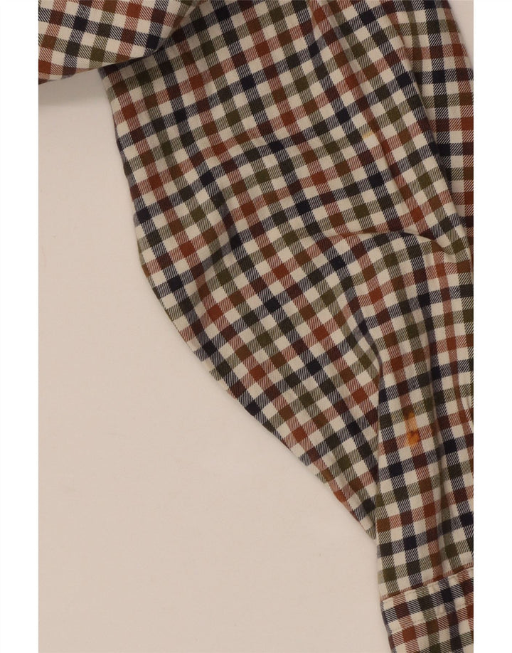 Koszula męska Massimo Dutti, duża, wielokolorowa, bawełniana w kratę