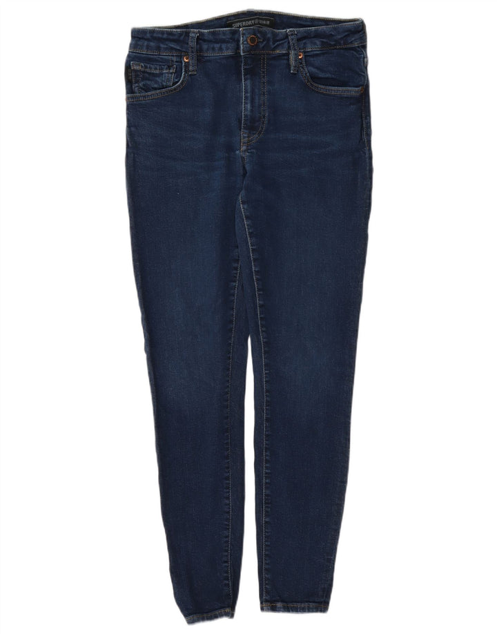Damskie jeansy skinny Superdry W31 L30 granatowe