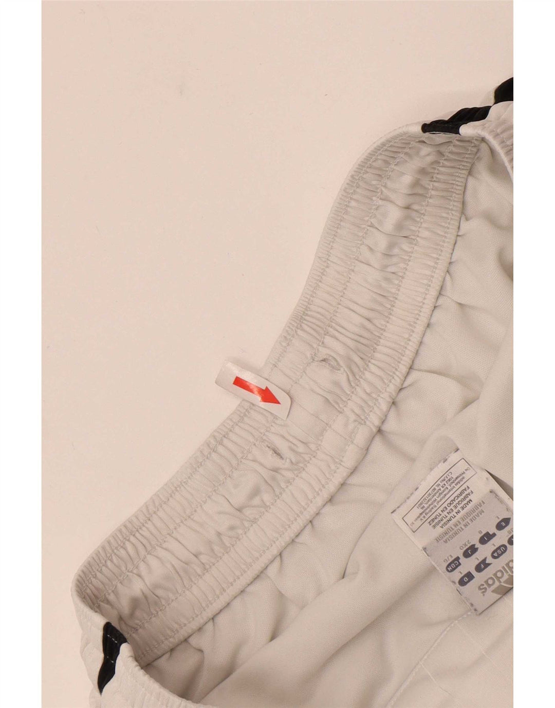 Męskie spodenki sportowe Adidas XL, biały, poliester z blokami kolorów