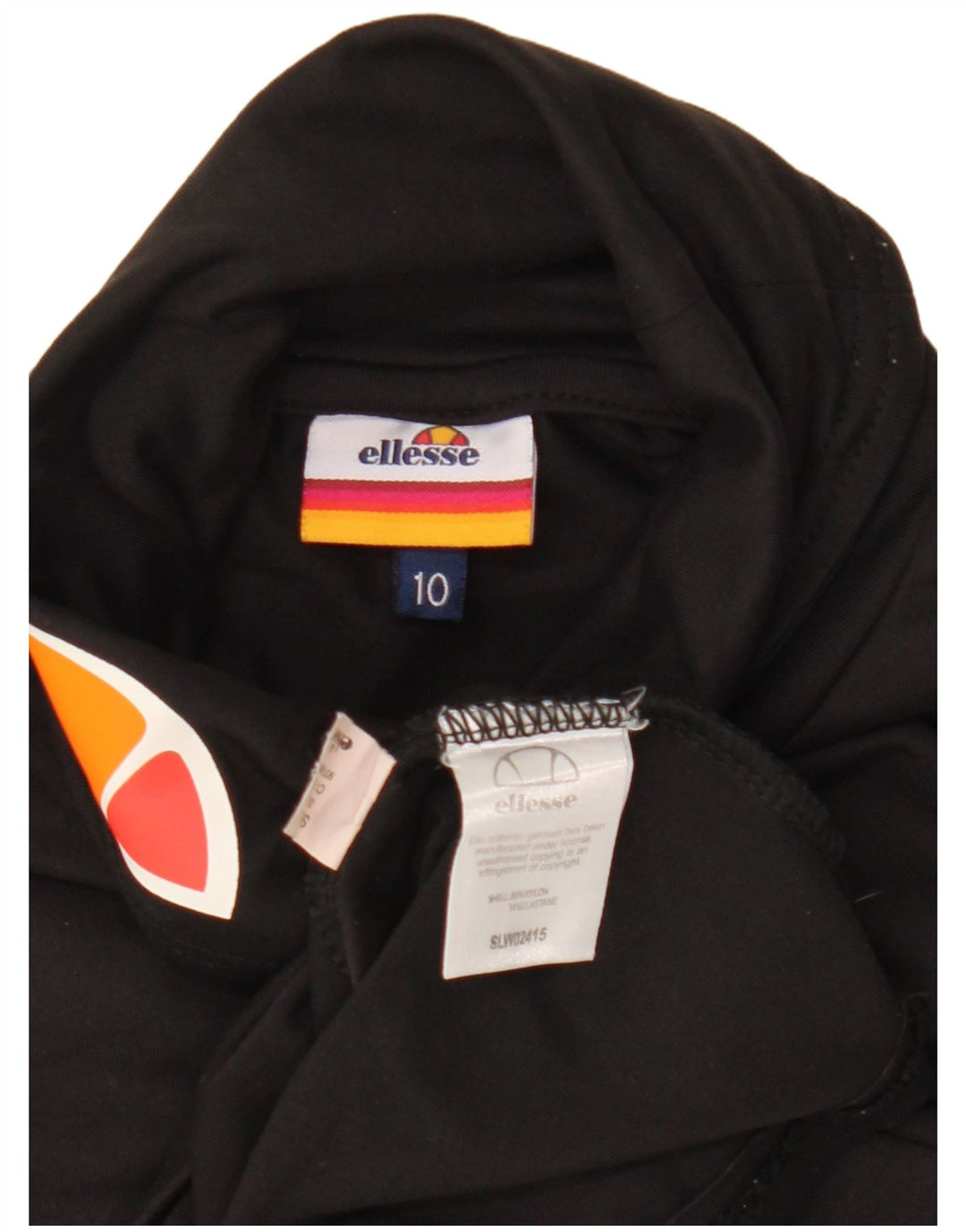 Damska kamizelka graficzna Ellesse Top UK 10 Small Black Nylon