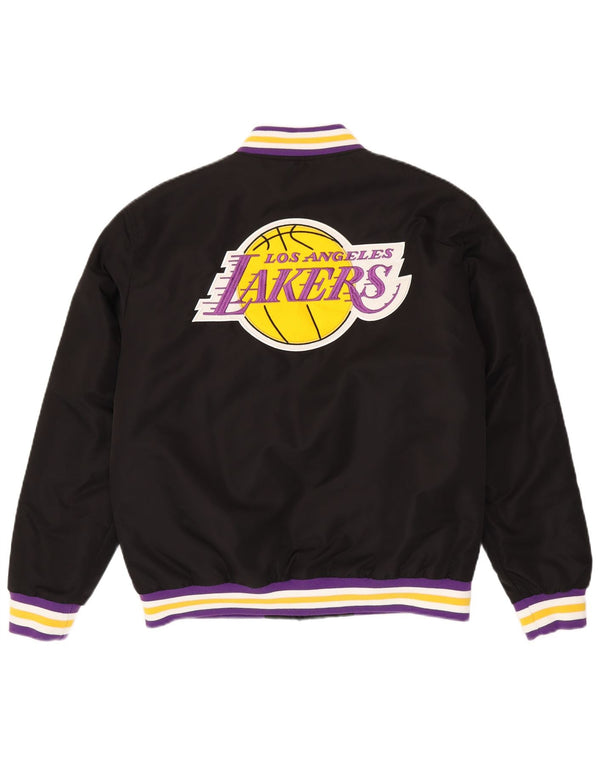 Kurtka męska NBA Los Angeles Lakers Varsity UK 40, duże czarne paski