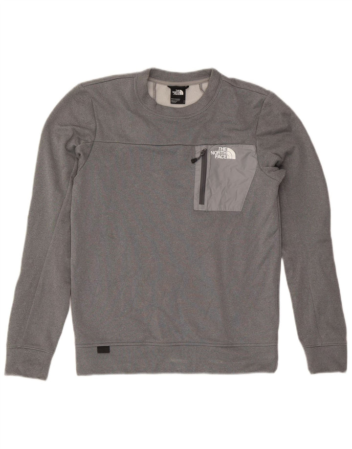 Męska bluza dresowa The North Face, mała, szara, z poliestru