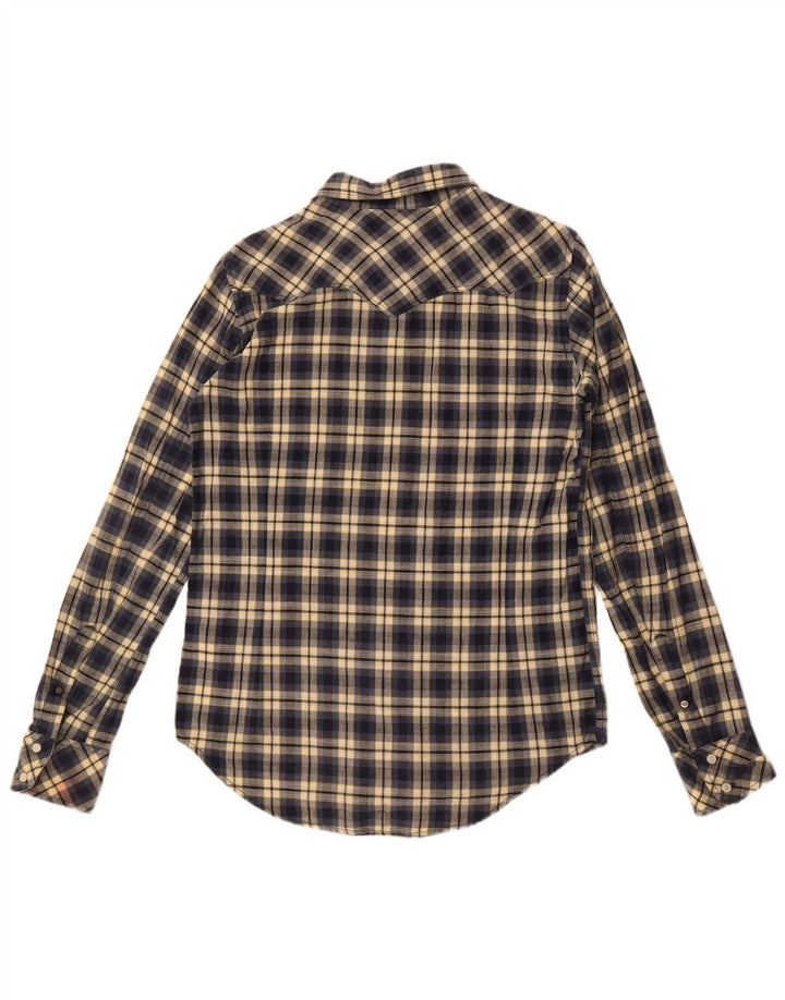 Koszula chłopięca Diesel 15-16 lat 2XL, bawełniana, granatowa w kratkę