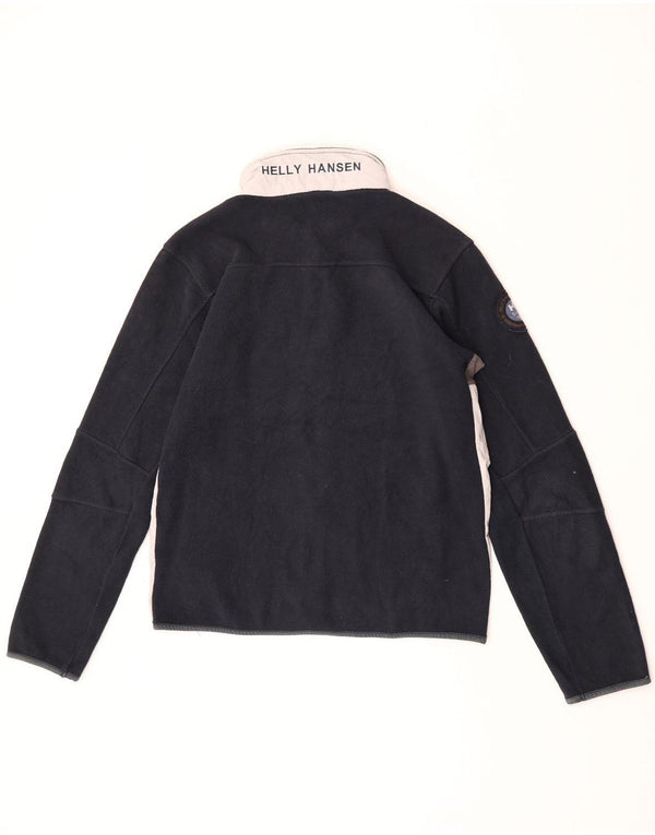 Męska kurtka polarowa Helly Hansen Graphic UK 40, duża granatowa, z blokami kolorów