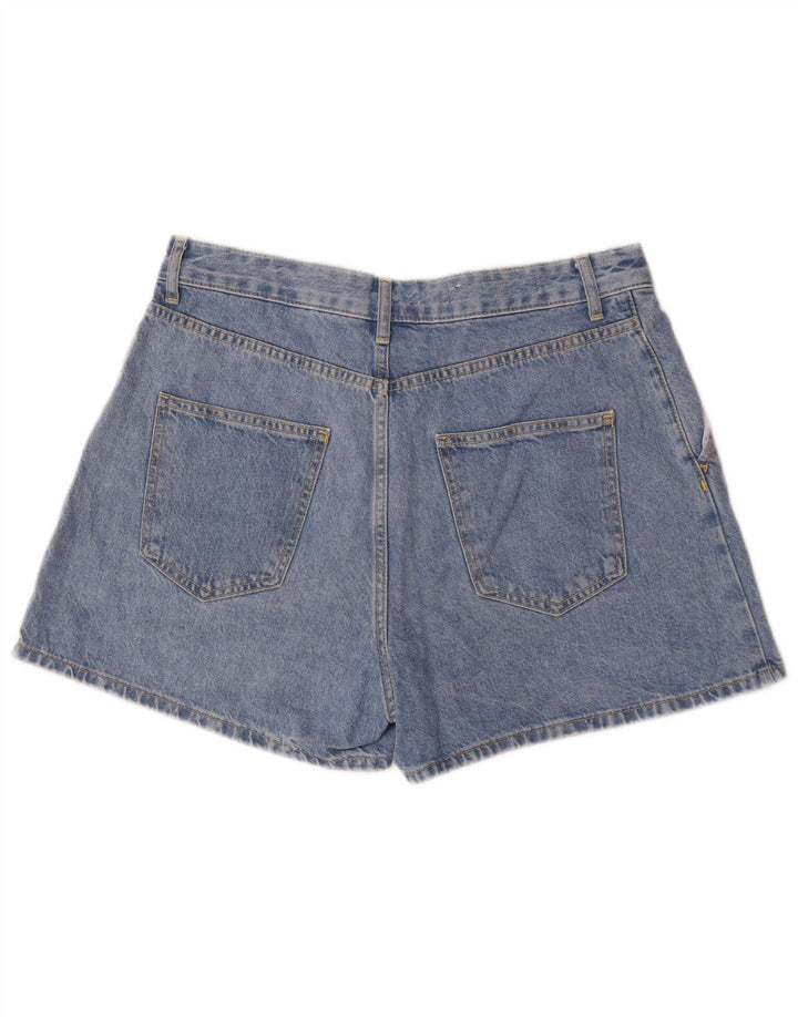 Damskie spodenki jeansowe Zara Medium W30, niebieska bawełna