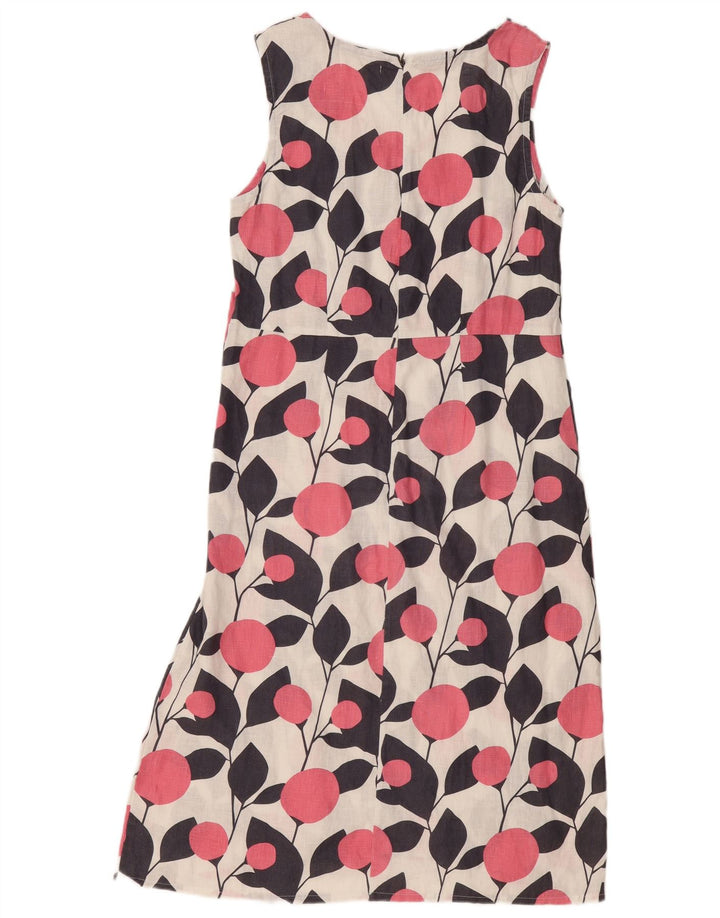 Damska sukienka typu shift bez rękawów White Stuff UK 12, średnia, biała w kwiaty