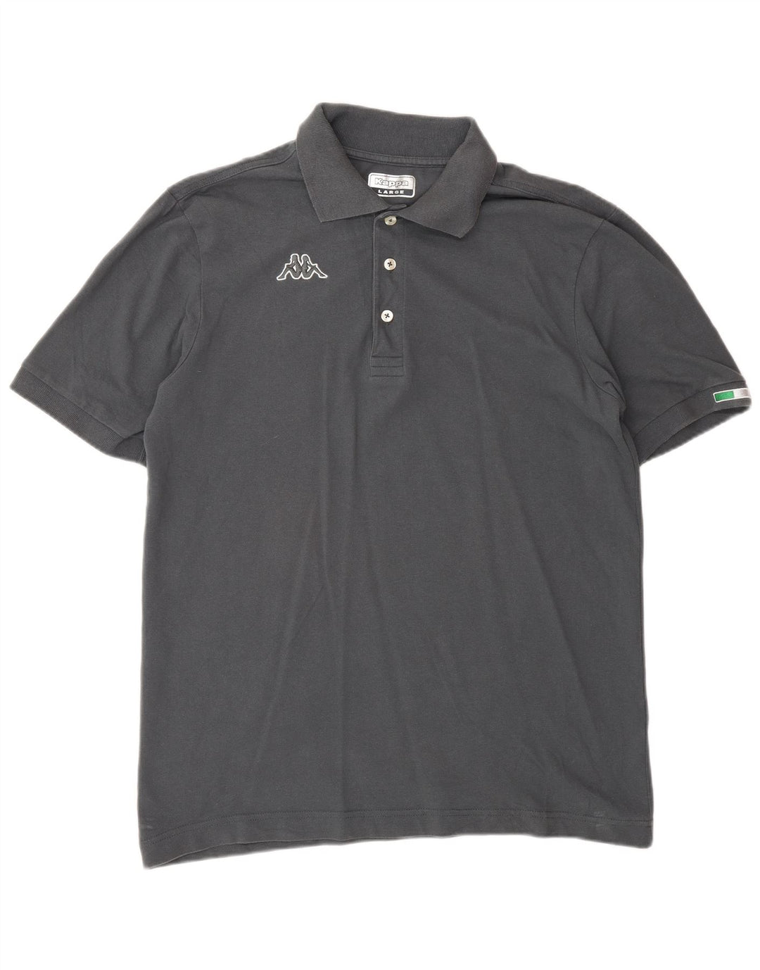Męska koszulka polo Kappa, duża, szara