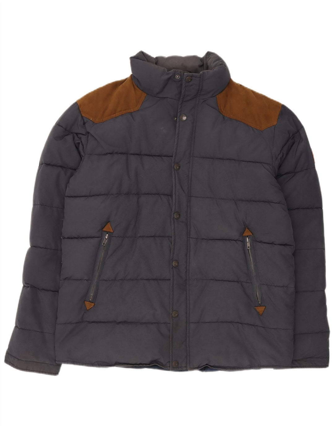 Męska ocieplana kurtka Quiksilver UK 40, duża, granatowa, bawełniana