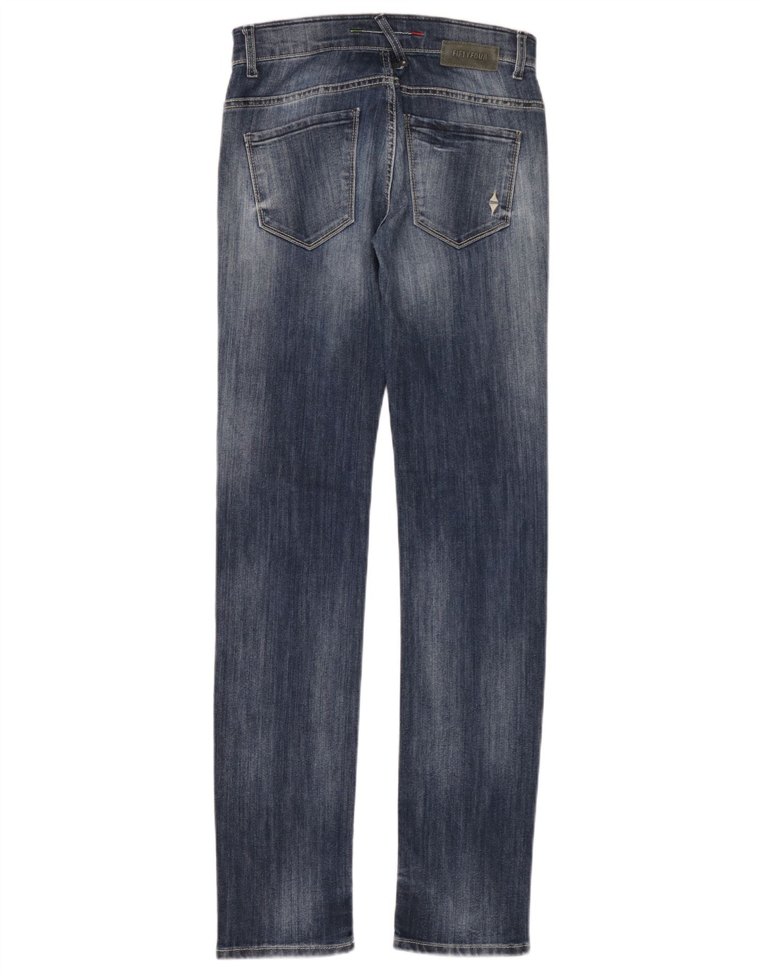 Fifty Four Damskie Dor Slim Jeans W28 L34 Niebieska bawełna