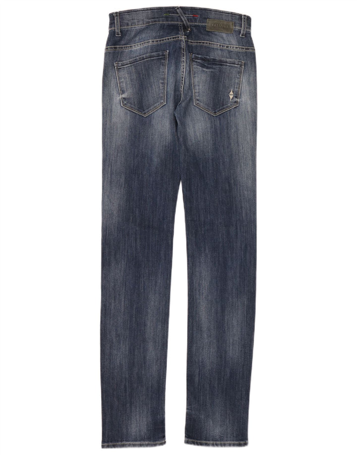 Fifty Four Damskie Dor Slim Jeans W28 L34 Niebieska bawełna