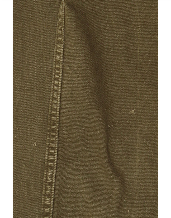 Damskie jeansy slim fit Zara EU 40 Medium W30 L27 Khaki, blok kolorów