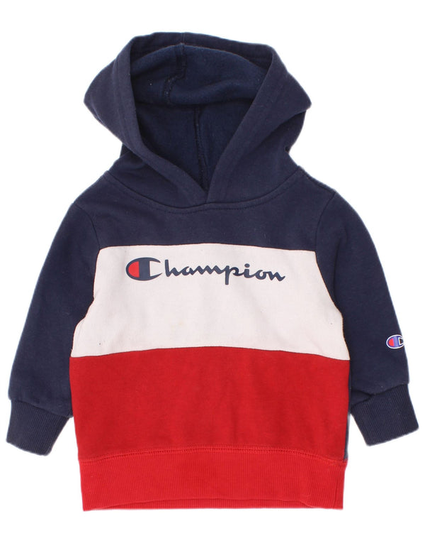 Sweter z kapturem Levi's Baby Boys z grafiką w wieku 9-12 miesięcy, granatowy, z blokami kolorów