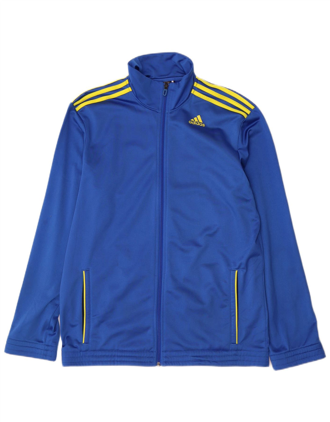 Adidas Męska kurtka dresowa UK 42/44, duża, niebieska, poliester