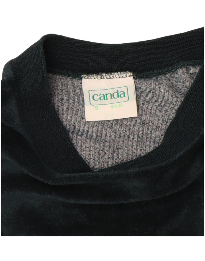 Damski sweter oversize CANDA UK 10 Small, zielony, bawełniany