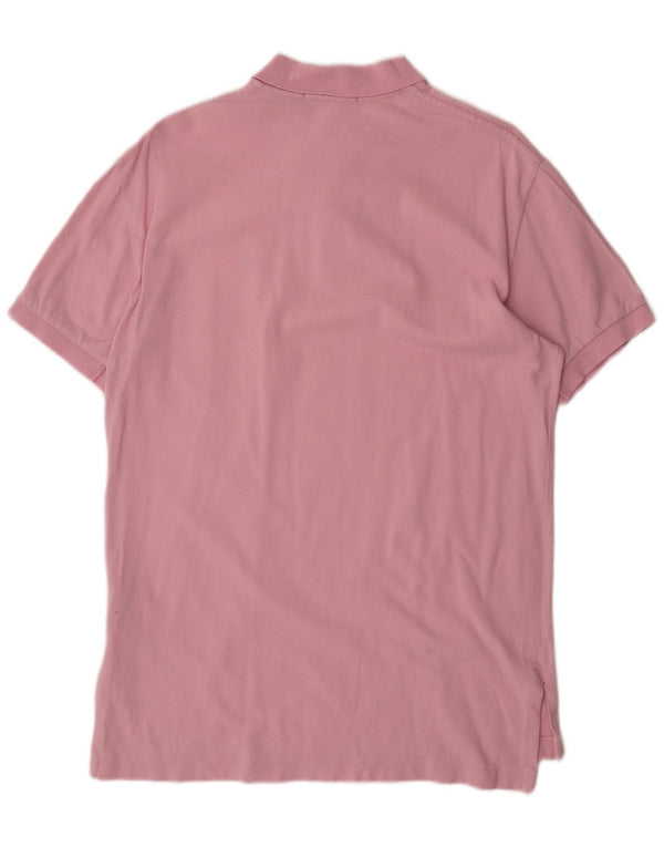 POLO RALPH LAUREN Mens Polo Shirt Small Pink Cotton