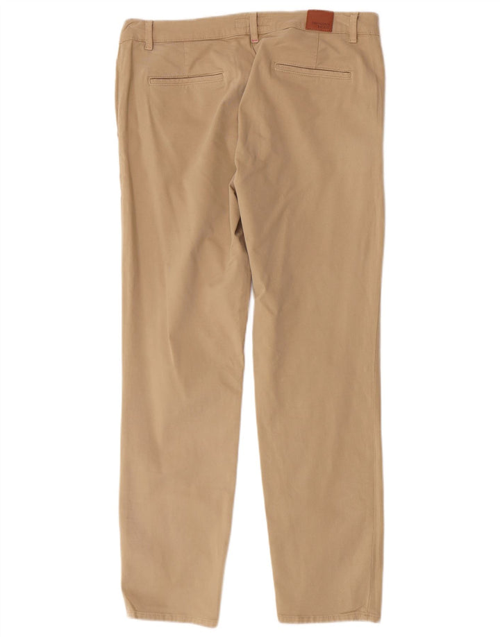 Damskie spodnie typu slim chino Trussardi W31 L29 beżowe