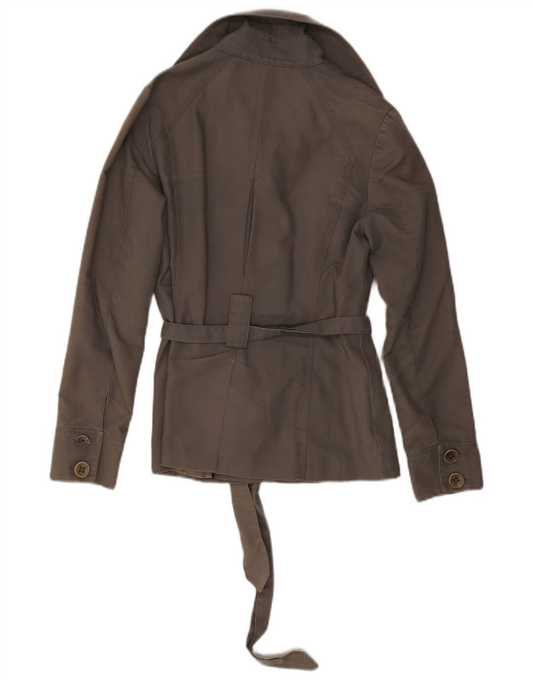 Krótki trencz damski TED BAKER, rozmiar 1 XS, szary, bawełniany