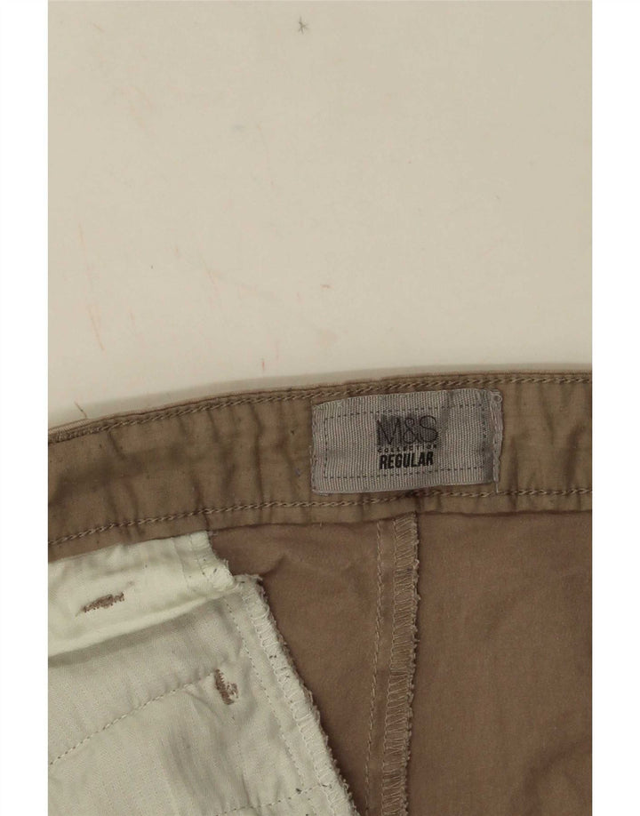 Męskie szorty Chino Marks & Spencer W34, duże, beżowe
