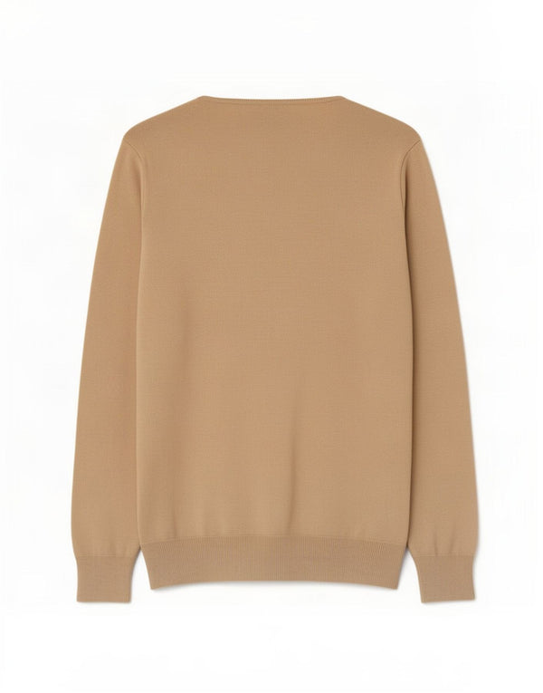 Sweter damski Benetton UK 12, średni beż, bawełna