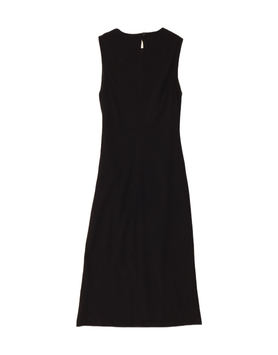 ZARA Womens Sleeveless Maxi Dress EU 42 Large Black Wool Vintage Zara and Second-Hand Zara from Messina Hembry 