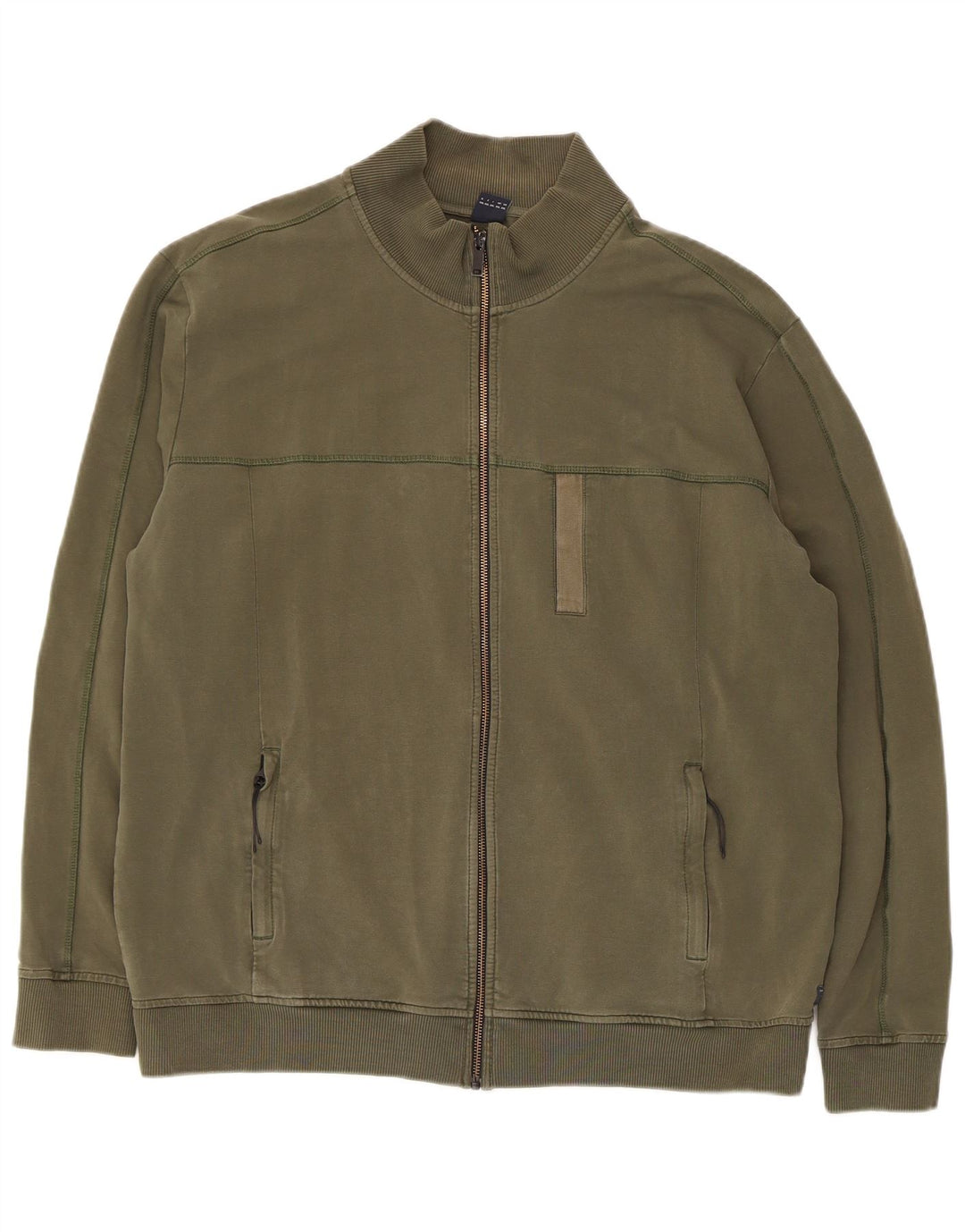 Męska kurtka dresowa S.Oliver 2XL, bawełna khaki