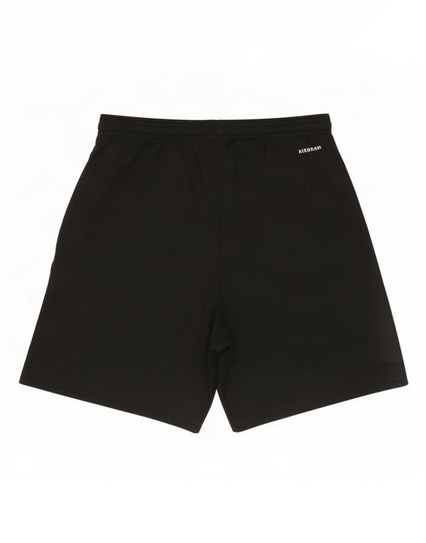 Chłopięce spodenki sportowe Adidas Aeroready 9-10 lat, małe, czarne, poliestrowe