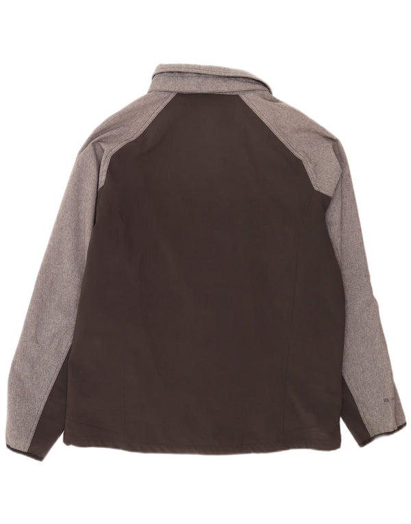Męska kurtka bomber McKinley UK 44 2XL Czarny, kolorowy, poliestrowy, sportowy