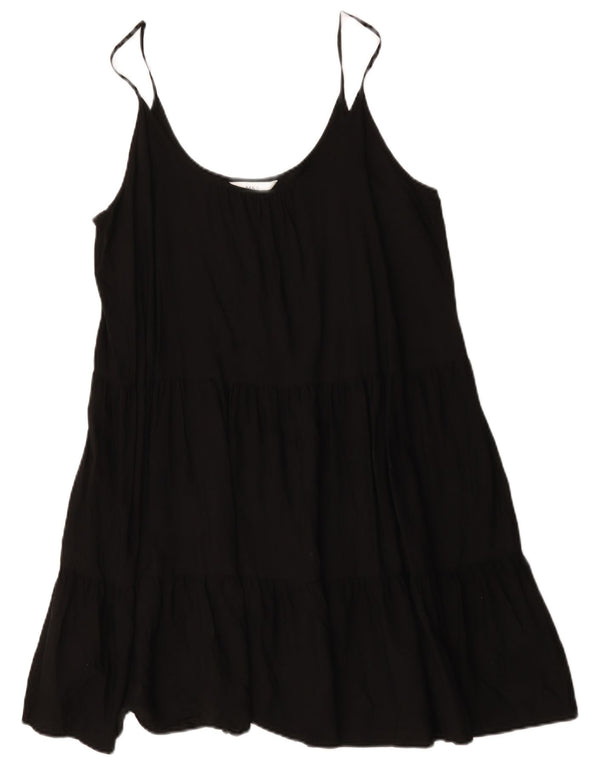 Marks & Spencer Damska sukienka Sundress UK 18 XL Czarna wiskoza