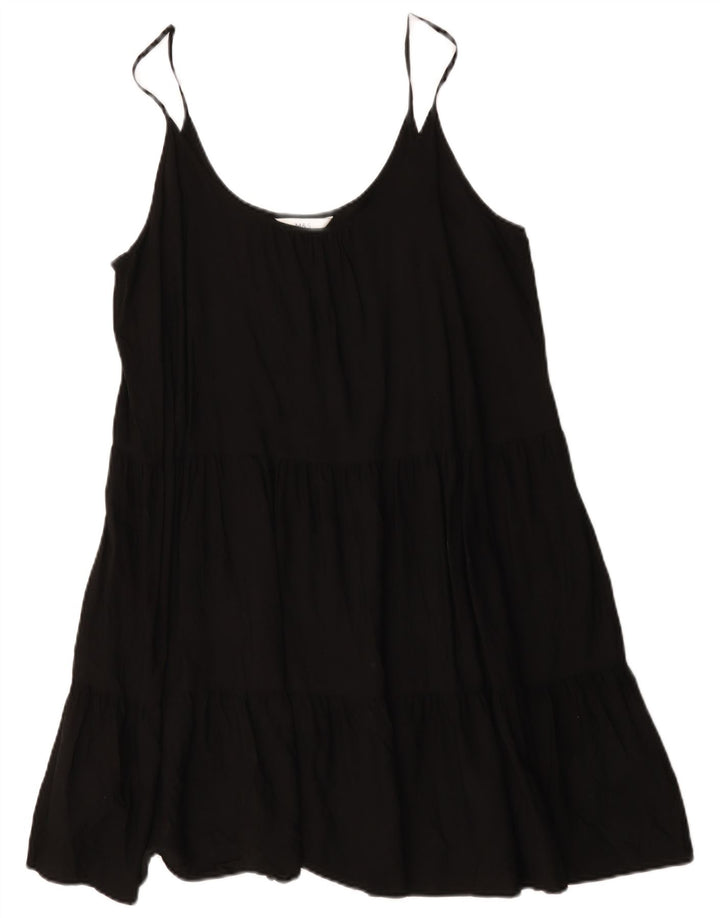 Marks & Spencer Damska sukienka Sundress UK 18 XL Czarna wiskoza