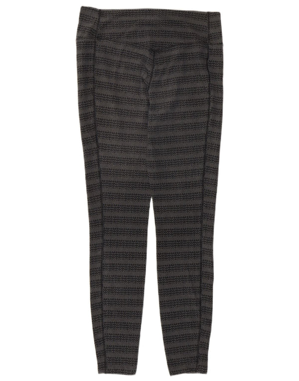 Damskie legginsy Nike Dri Fit UK 12, średnio szara, geometryczna bawełna