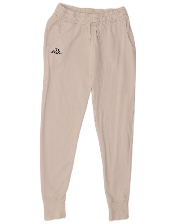 Damskie spodnie dresowe Kappa Joggers UK 12 Medium White