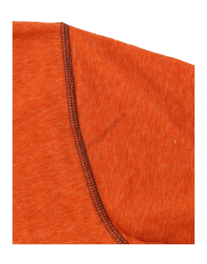 COLUMBIA Mens T-Shirt Top Medium Orange Cotton