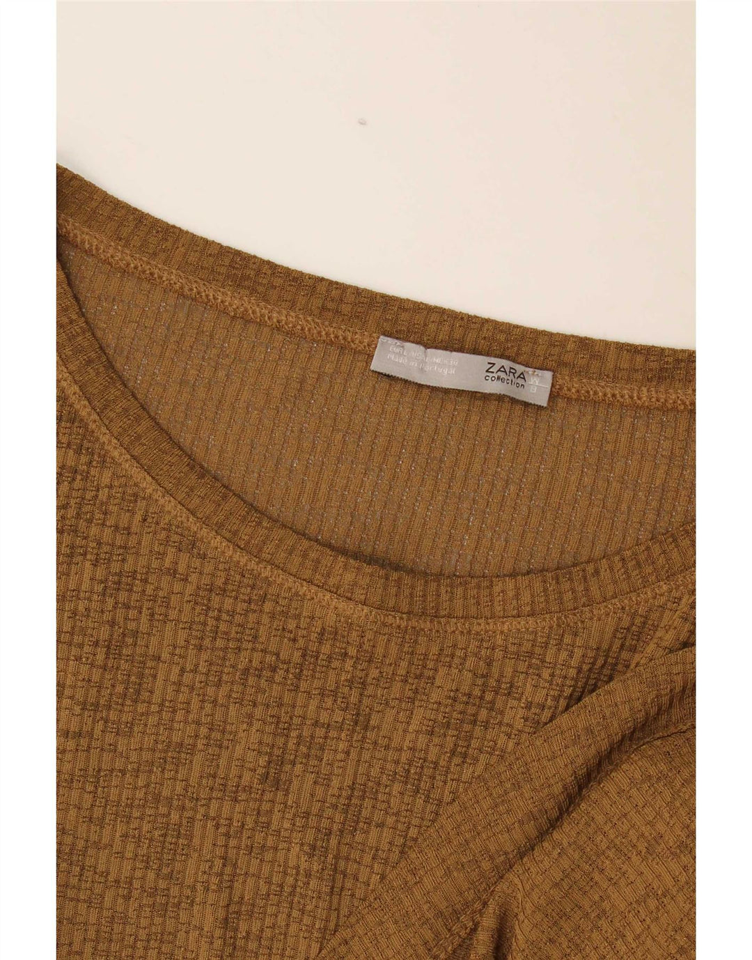 Damska asymetryczna bluzka oversize Zara UK 16 Large Khaki