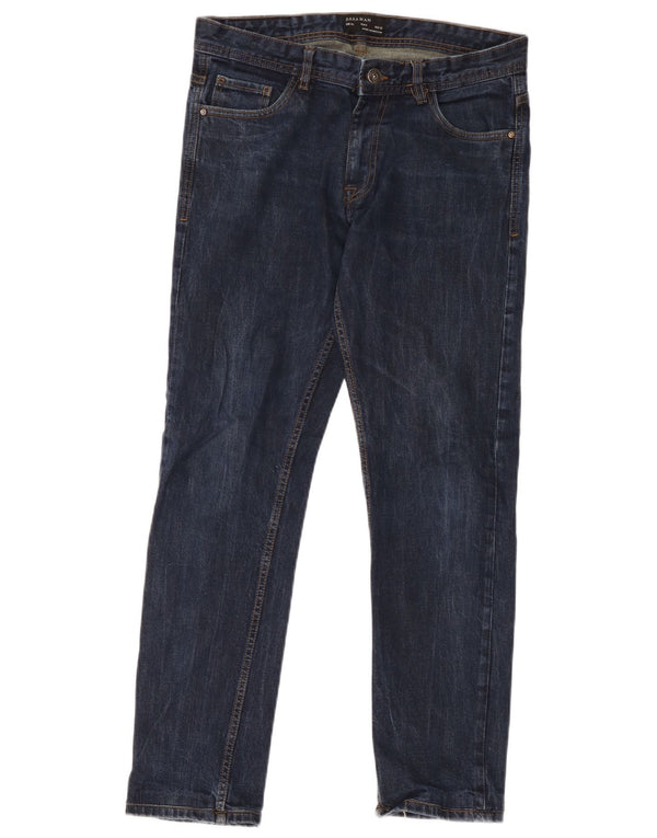 Męskie jeansy slim fit Zara EU 40 Medium W32 L29 Granatowa bawełna