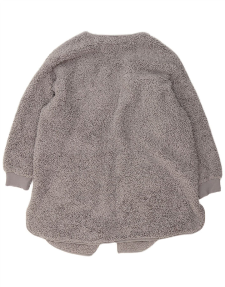 Marks & Spencer Damski płaszcz polarowy oversize UK 16, duży, szary