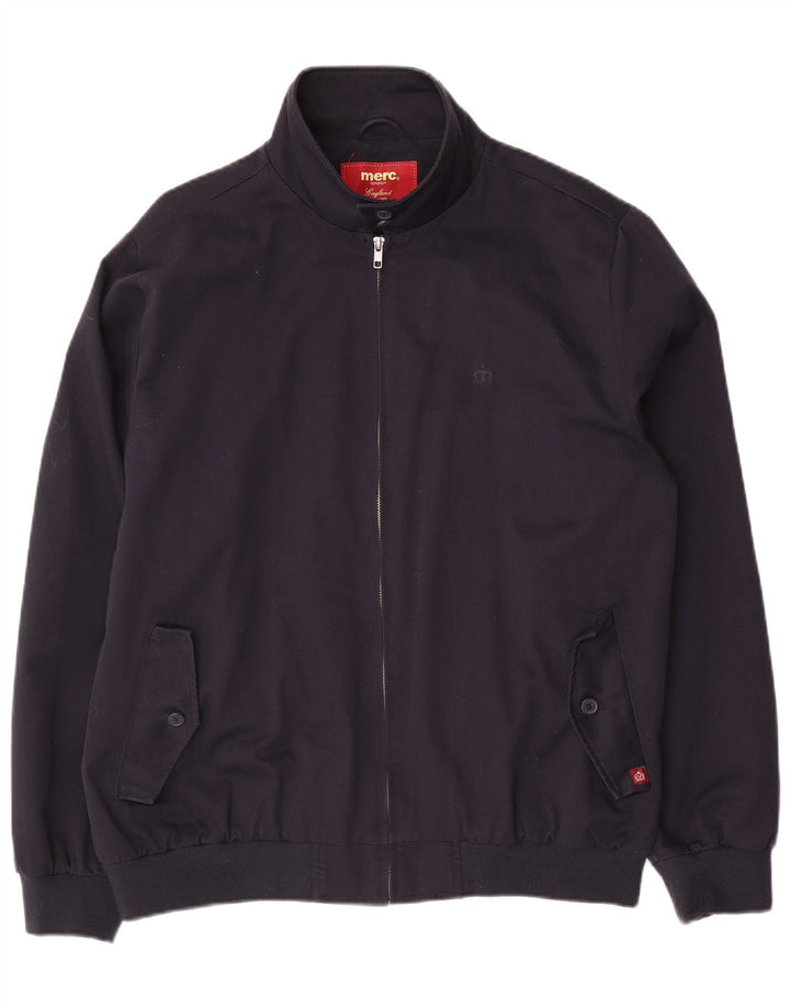 Kurtka bomber męska Merc UK 42 XL, granatowa, bawełniana