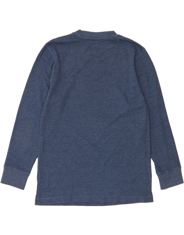 NAUTICA Womens Top Long Sleeve UK 14 Medium Blue Cotton Vintage Nautica and Second-Hand Nautica from Messina Hembry 