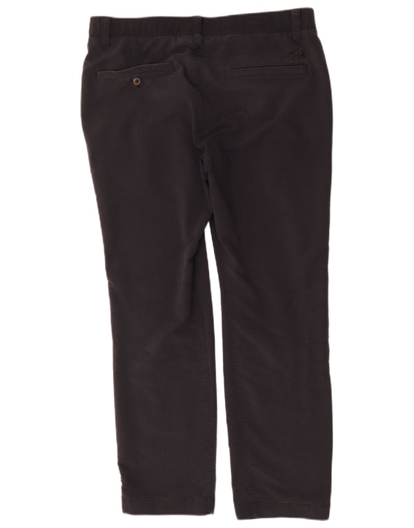 Męskie proste spodnie chino Under Armour W36 L30 Granatowy nylon