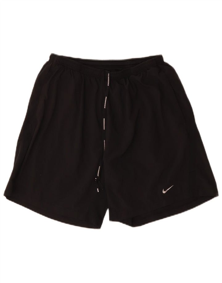 Męskie spodenki sportowe Nike Dri Fit, duże, czarne, poliestrowe