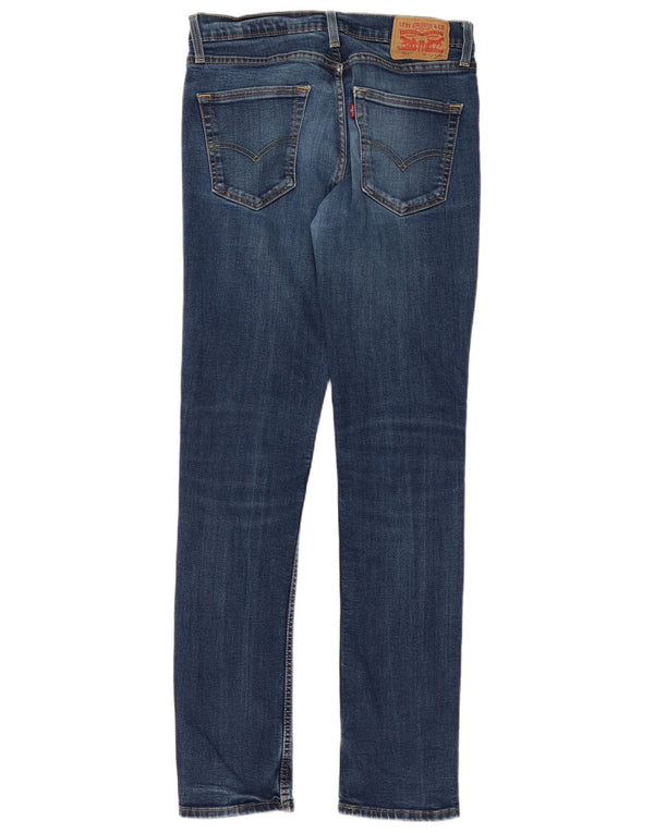 Męskie jeansy Levi's 511 Slim W32 L34 Granatowa bawełna