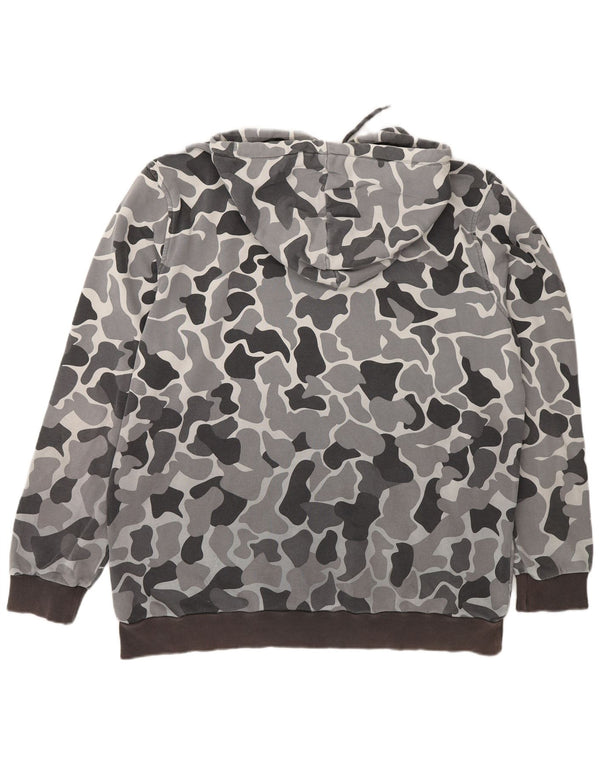 Adidas Męski sweter z kapturem, duży, szary, kamuflaż